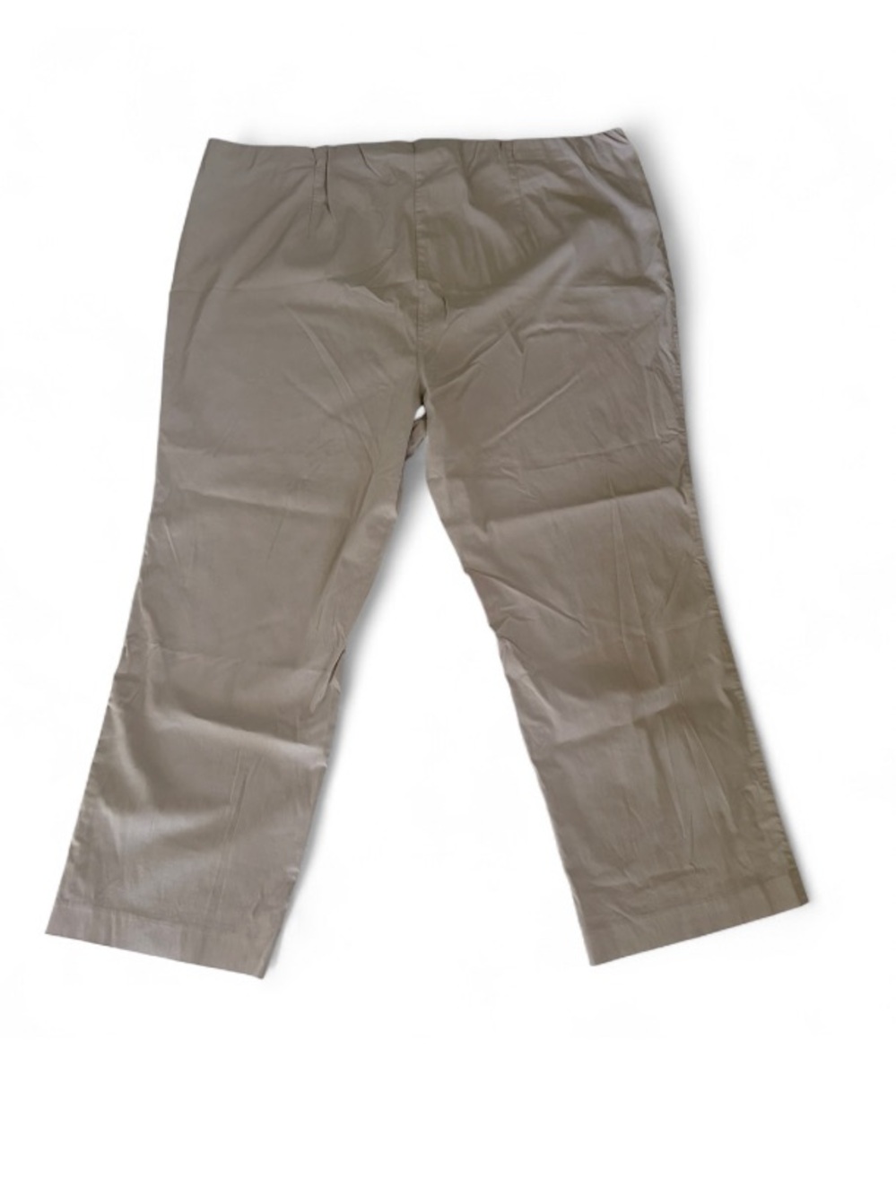 Ulla Popken Tan Stretch Pants Size 30 - Picture 2 of 6
